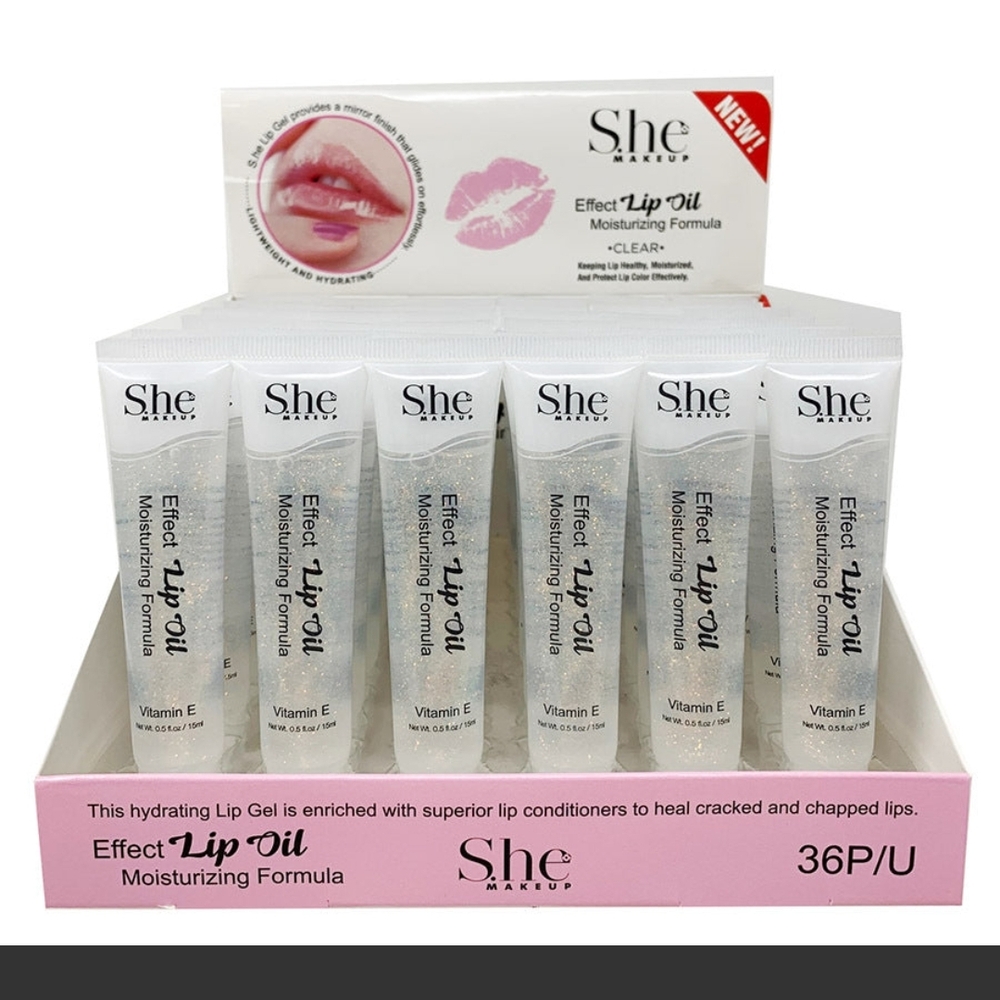 Effect Lip Oil  Clear with shimmer - Picture 2 of 2